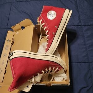 Converse Women's Maroon High-Top Sneakers